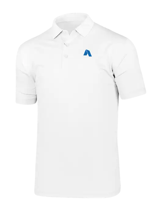 Callaway Vibrant Bright White Ventilated Polo w/Shelter Icon Logo