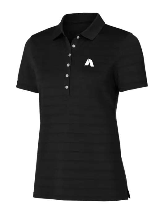 Callaway Womens Black Ventilated Polo w/Shelter Icon Logo