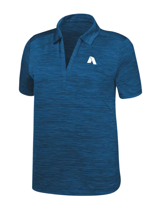 Callaway Womens Medium Slate Blue Broken Stripe w/Shelter Icon Logo