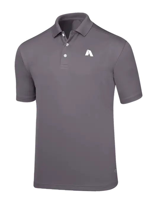 Callaway Core Medium Grey Performance Polo w/Shelter Icon Logo