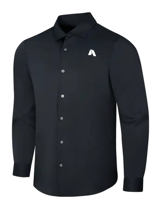 Black City Stretch Shirt w/Shelter Icon Logo