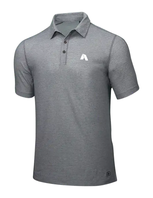 OGIO Medium Grey ONYX Polo w/Shelter Icon Logo
