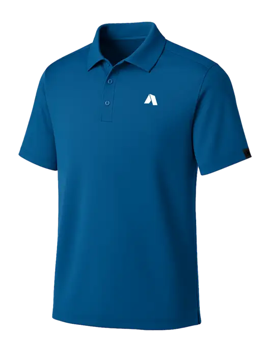 OGIO Royal Blue Framework Polo w/Shelter Icon Logo