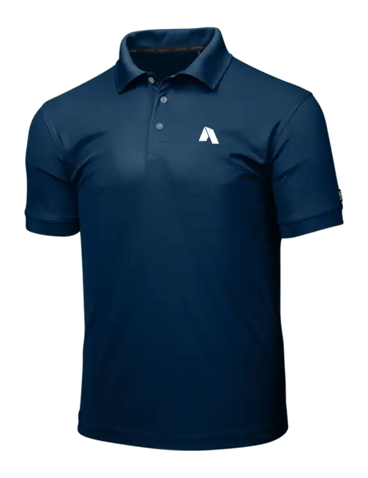 OGIO Navy Caliber 2.0 Polo w/Shelter Icon Logo