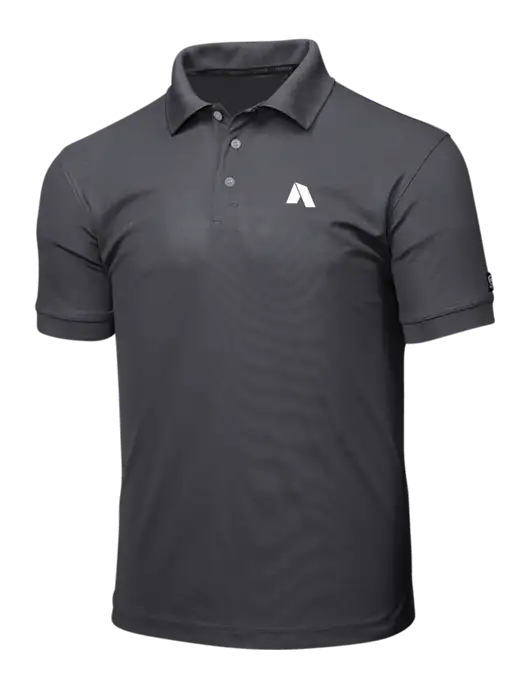 OGIO Charcoal Grey Caliber 2.0 Polo w/Shelter Icon Logo