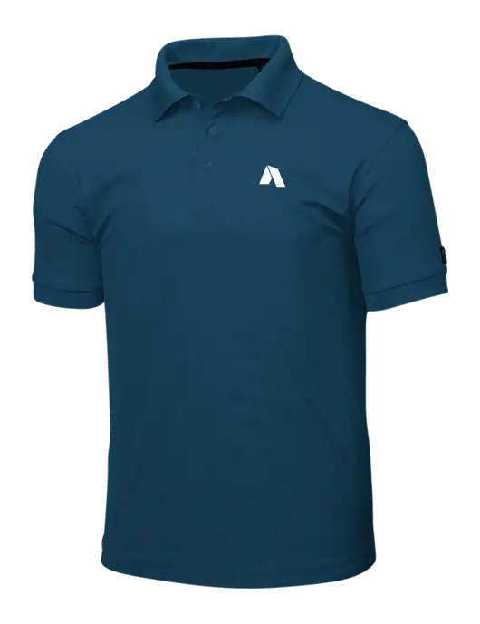 OGIO Light Navy Caliber 2.0 Polo w/Shelter Icon Logo
