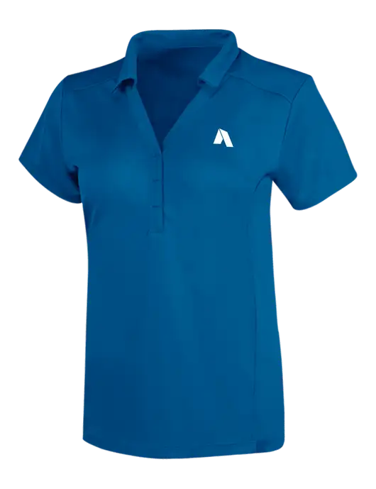 OGIO Royal Blue Womens Framework Polo w/Shelter Icon Logo