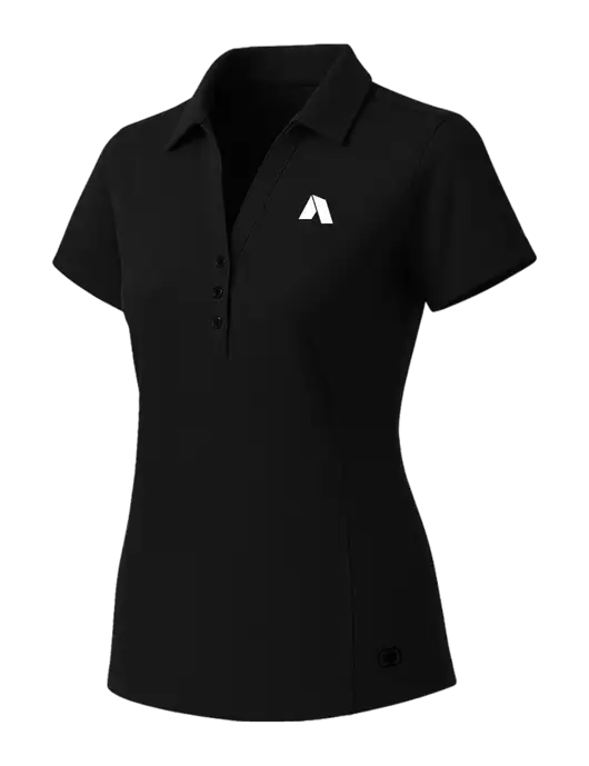 OGIO Womens Blacktop ONYX Polo w/Shelter Icon Logo