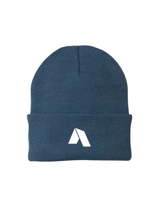 Dark Slate Knit Cap w/Shelter Icon Logo